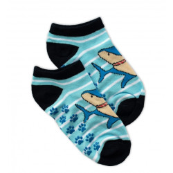 Dětské ponožky s ABS Žralok - modré
