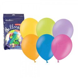 Nafukovací balónek metalický 27 cm - 1ks, mix barev