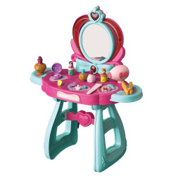 Dětský toaletní stolek s hudbou BABY MIX, Růžová