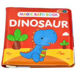 Kouzelná knížka do vany Barney&amp,Buddy  - Dinosaurus - červená