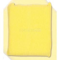 Houbička na mytí s froté obalem - krémově žlutá