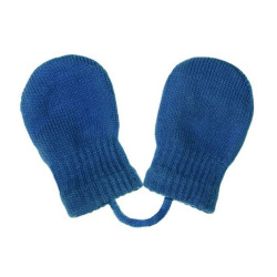 Dětské zimní rukavičky New Baby navy, Modrá, 56 (0-3m)